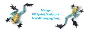 Mirage-bronze-frog-sculpture-wall-hanging-Tim-Cotterill
