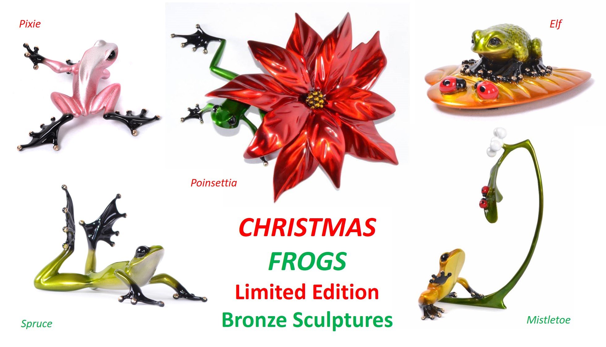 Christmas-Bronze-Frogs-by-Tim-Cotterill