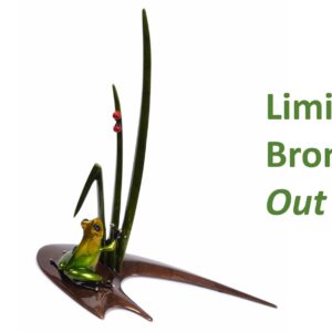 Tim Cotterill - Bronze Frog Limited Edition - Out of Reach